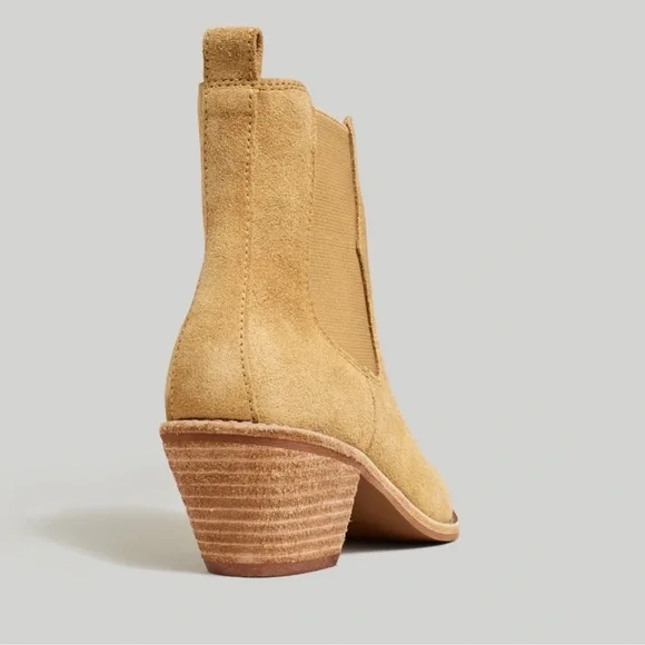 MADEWELL The Watkin Ankle Boots inToffee Suede